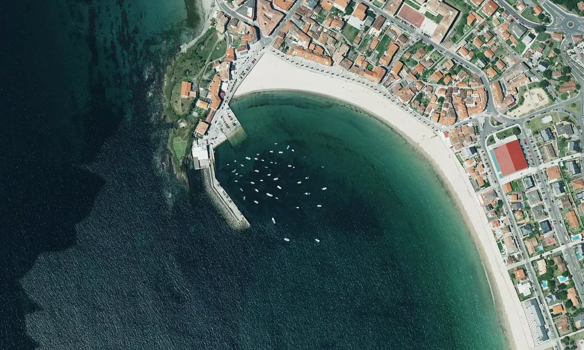 Flyfoto av Praia de Panxón
