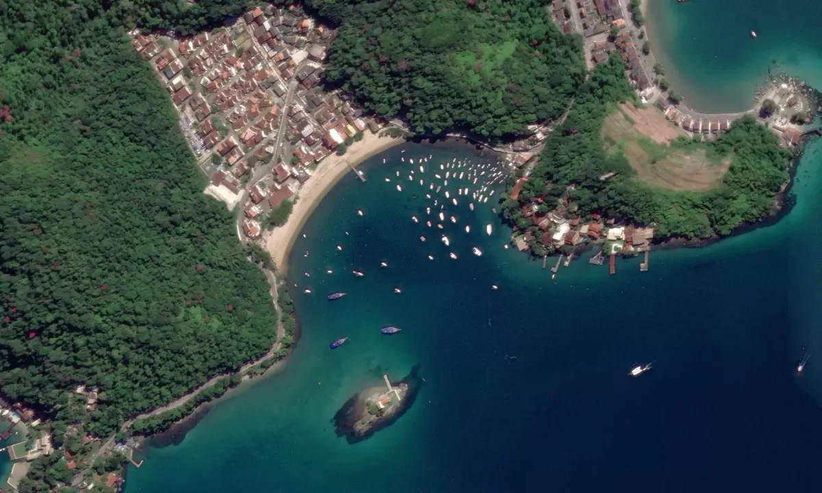 Flyfoto av Praia do Bonfim
