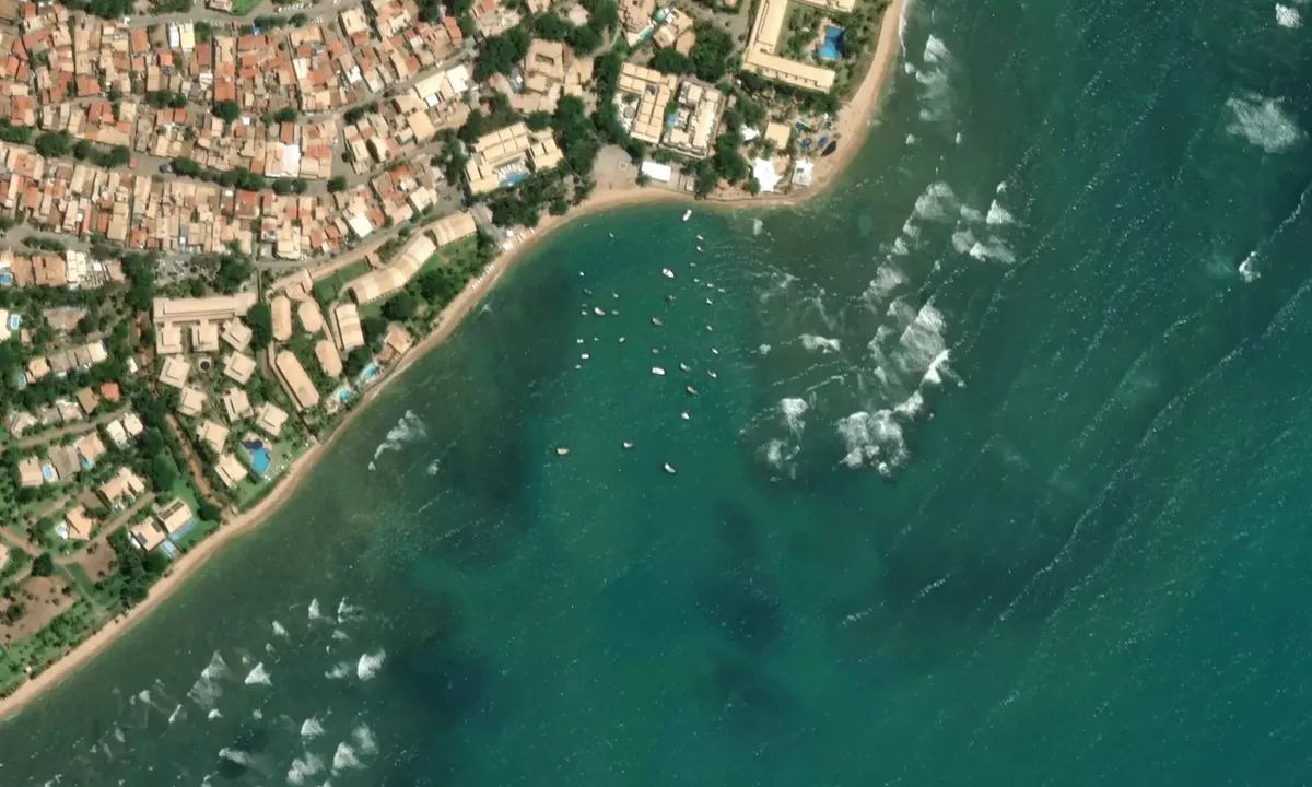 Satelite image of Praia do Forte - Mata de São João