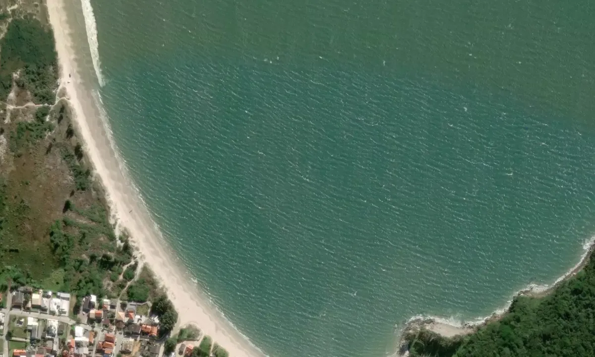 Satelite image of Praia do Sonho
