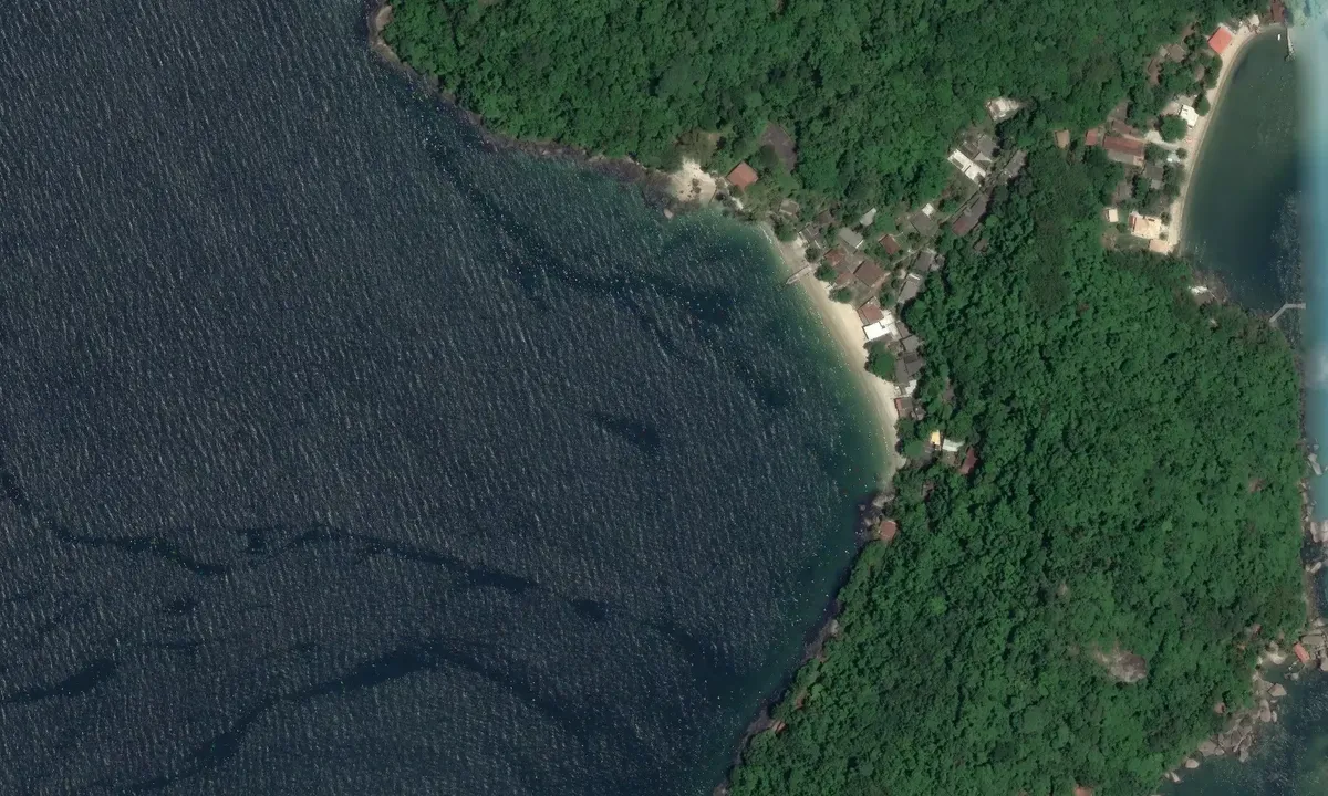 Satelite image of Praia do Sul
