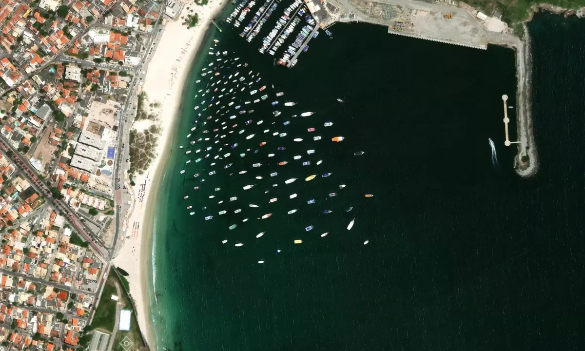 Flyfoto av Praia dos Anjos
