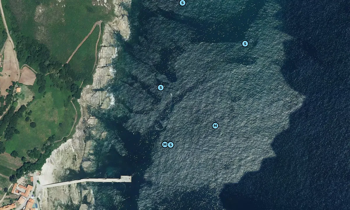 Satelite image of Praia dos Normas