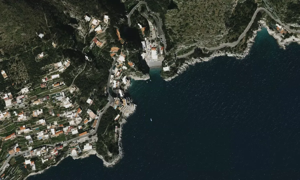Satelite image of Praiano
