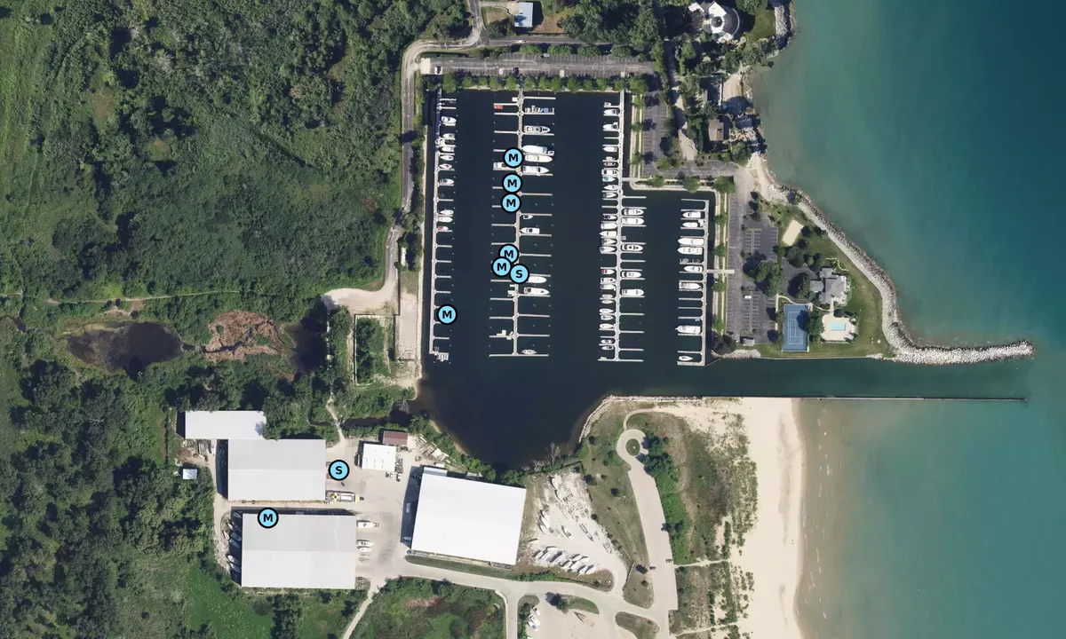 Satelite image of Prairie Harbor Yacht Club - Pleasant Prairie