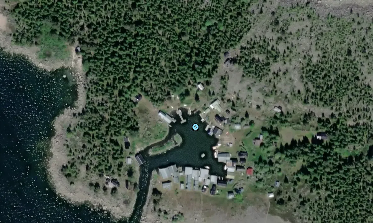 Satelite image of Prästgrundet