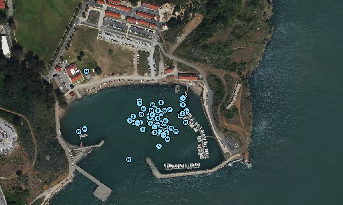 Satelite image of Presidio Yacht Club