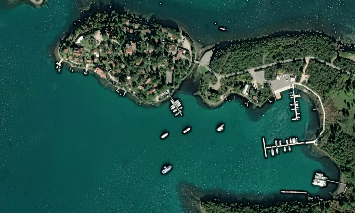 Flyfoto av Prevlaka Island Marina