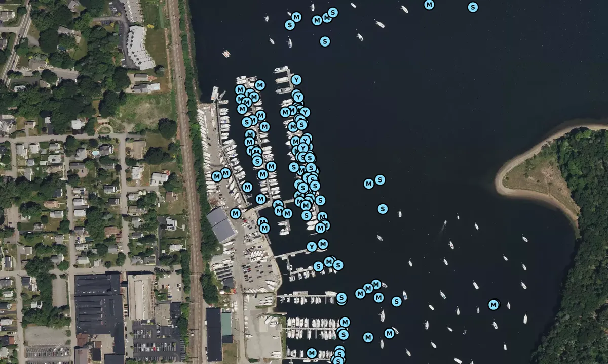Satelite image of Prime Marina East Greenwich