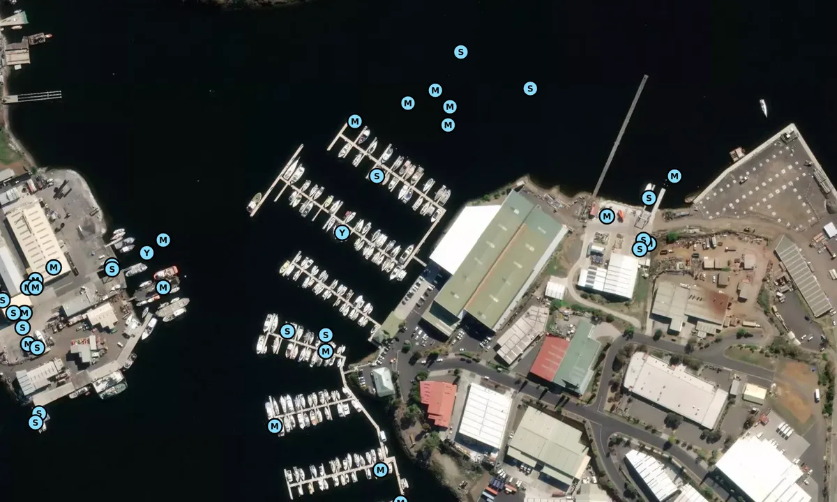 Satelite image of Prince of Wales Bay Marina