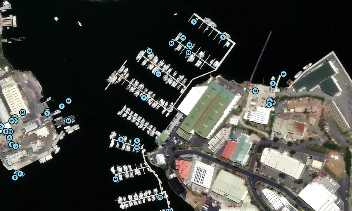 Satelite image of Prince of Wales Bay Marina