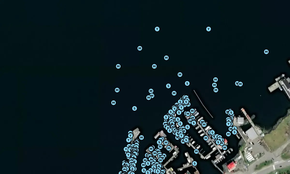 Satelite image of Prince Rupert Rowing and Yacht Club