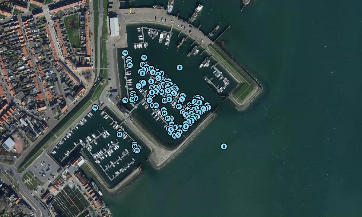 Satelite image of Prinses Beatrixhaven Harbour