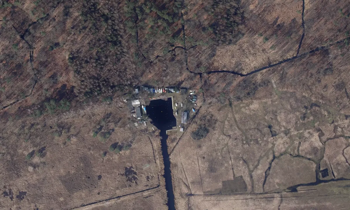 Satelite image of Przystan Lunowo