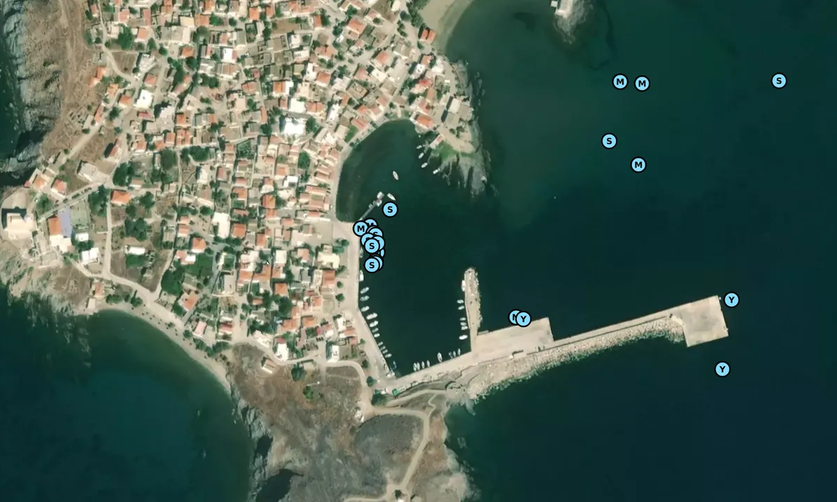 Satelite image of Psara