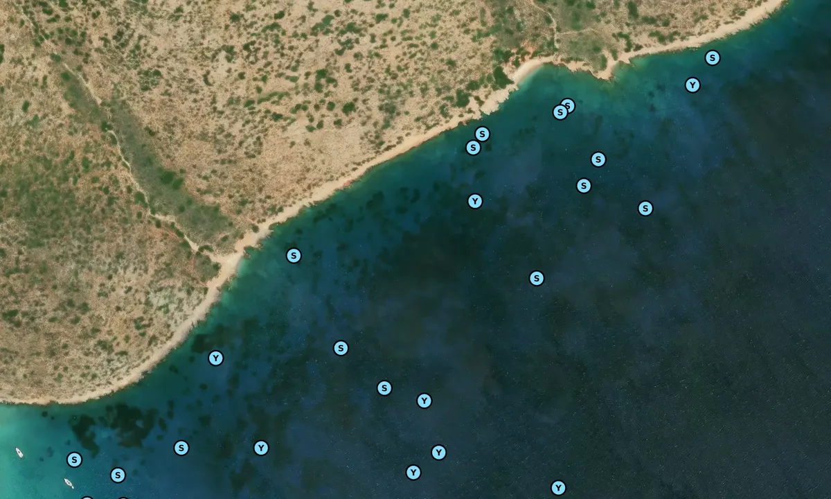 Satelite image of Pserimos nord