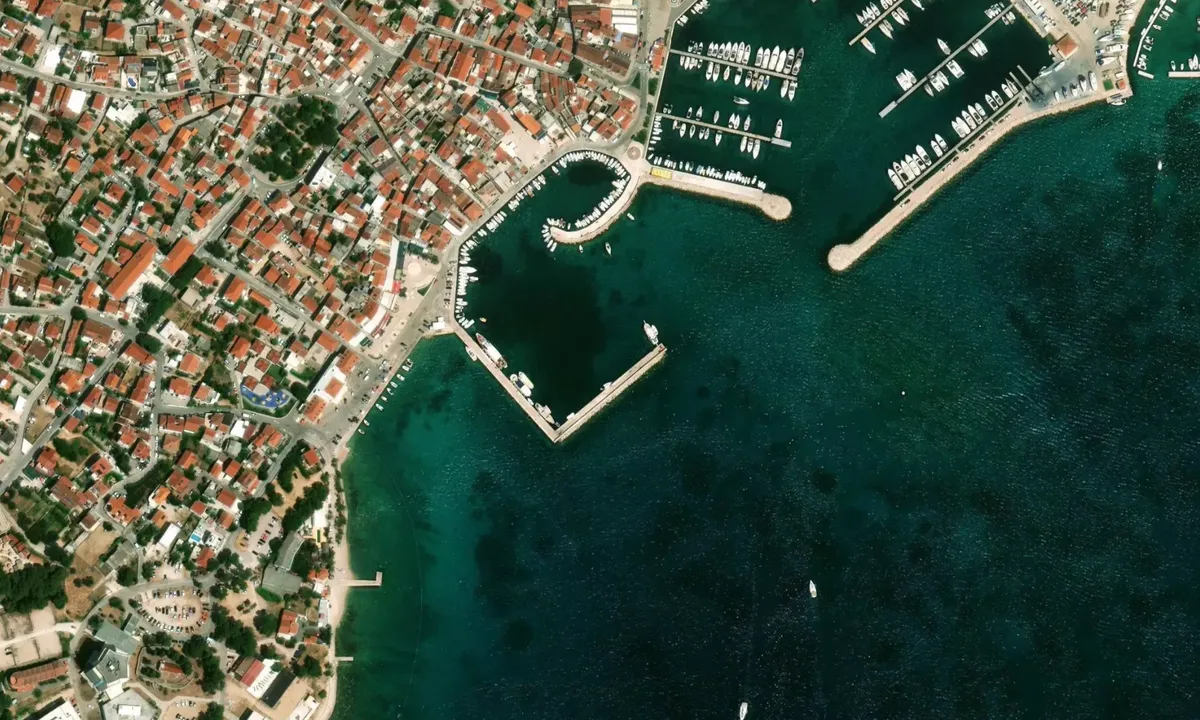 Flyfoto av Public port Vodice