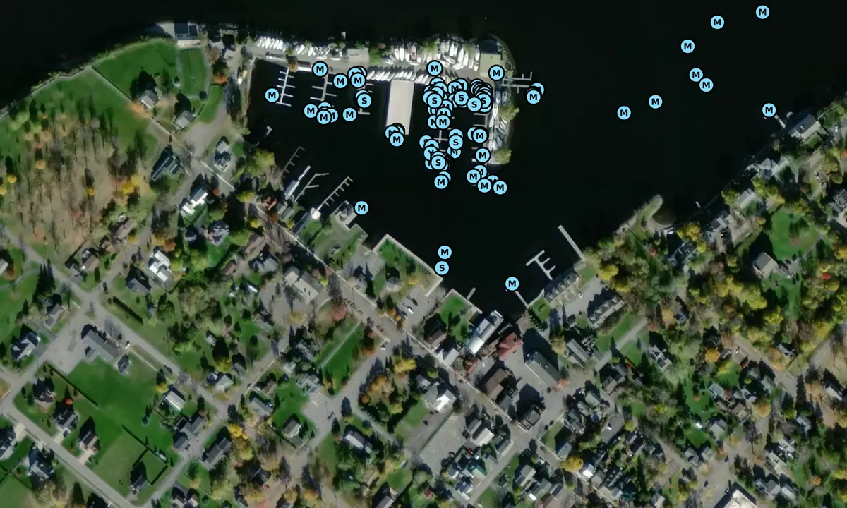 Satelite image of Public Wall at Market Square Park