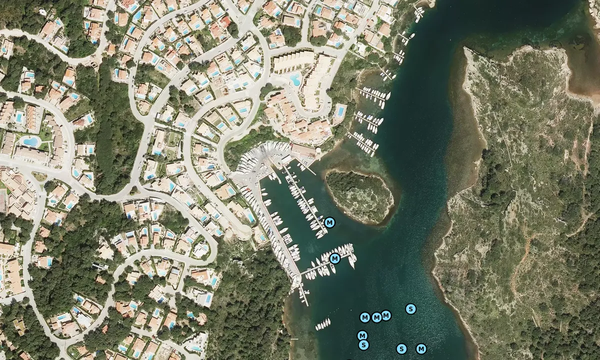 Satelite image of Puerto Addaya