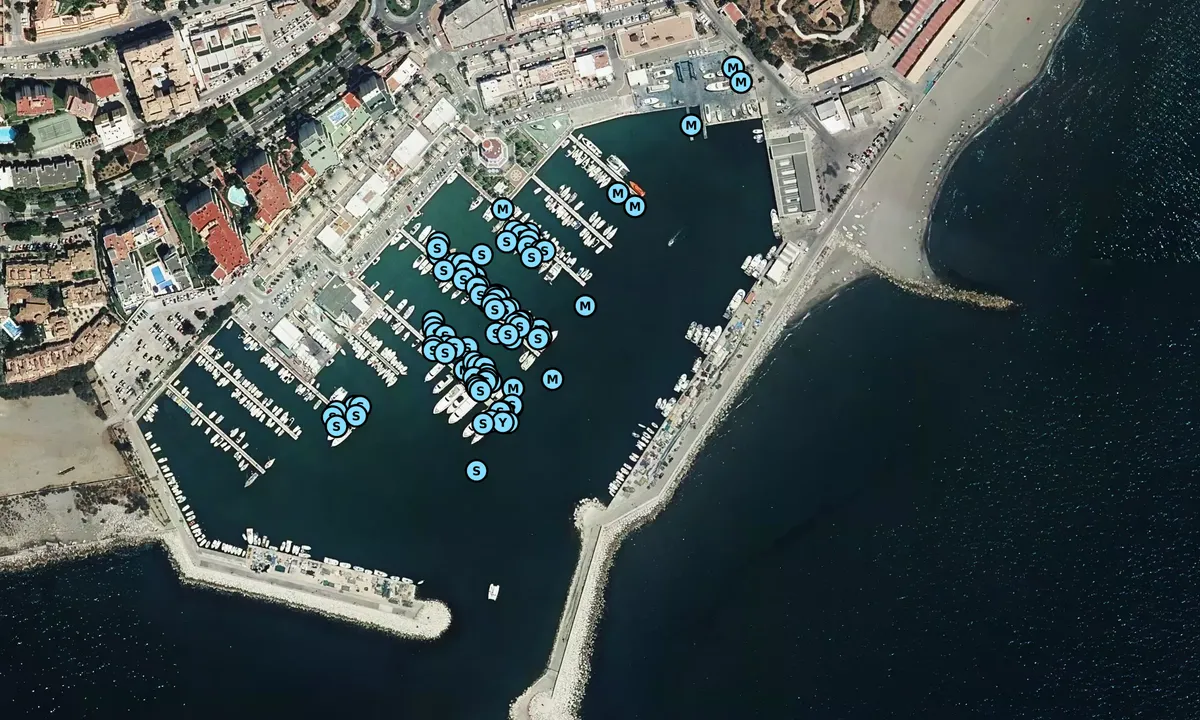 Satelite image of Puerto de Estepona