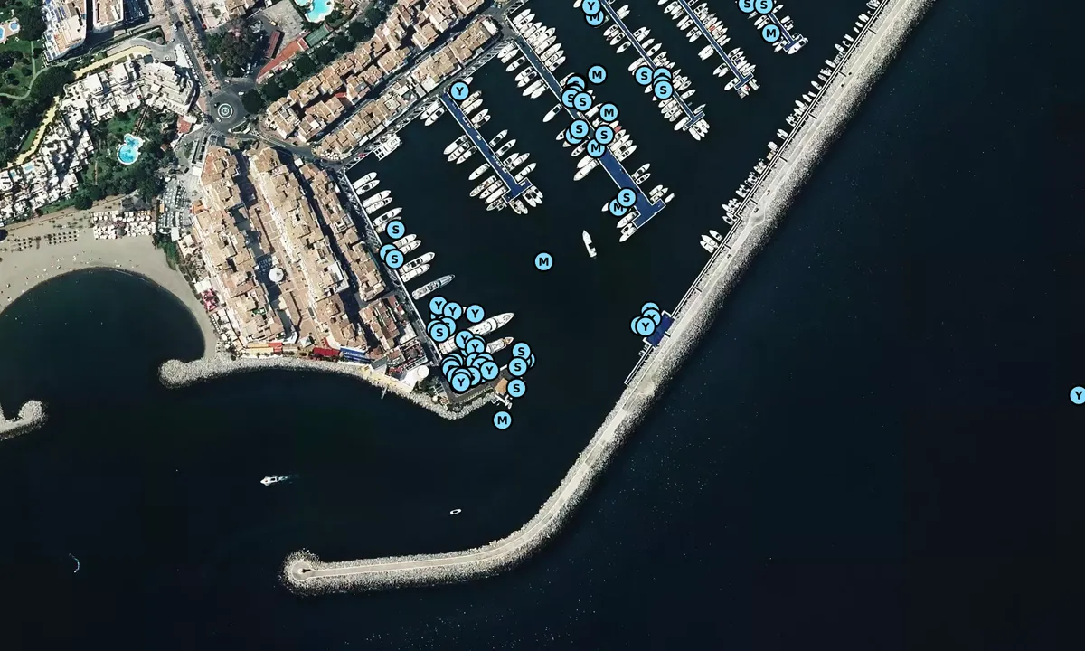 Satelite image of Puerto de Jose Banus Marina
