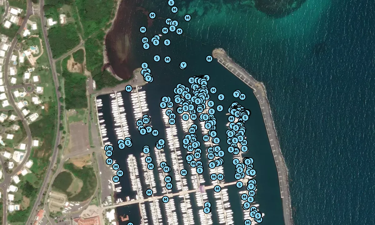 Satelite image of Puerto del Rey Marina