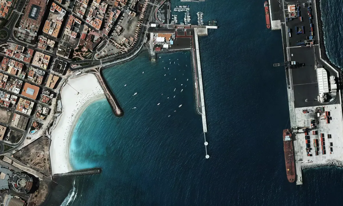 Flyfoto av Puerto Del Rosario - Puerto del Rosario