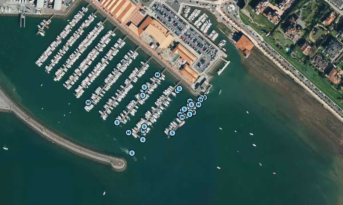 Satelite image of Puerto Deportivo de El Abra-Getxo