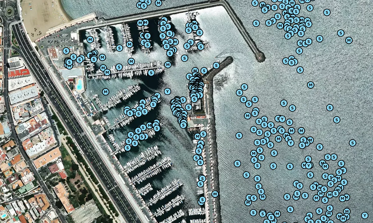 Satelite image of Puerto Deportivo De Las Palmas