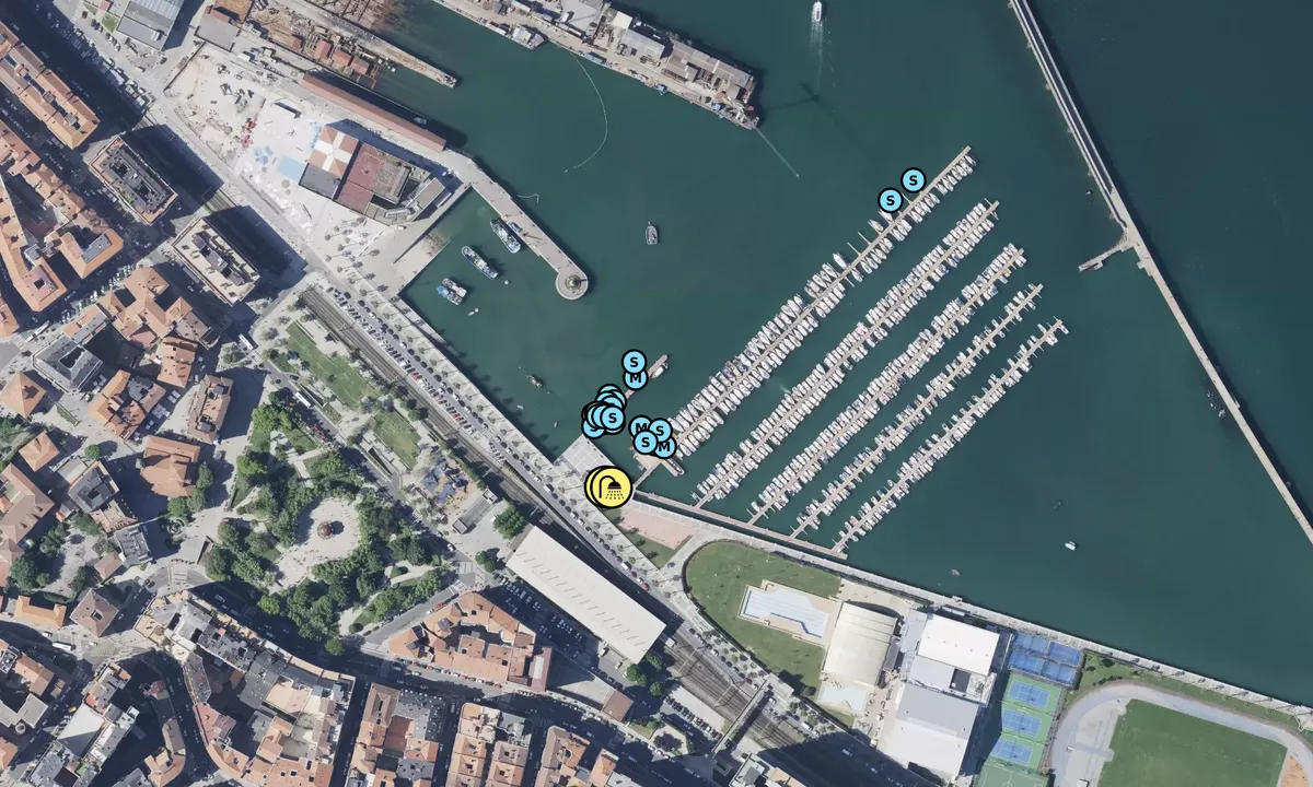 Satelite image of Puerto Deportivo de Santurtzi