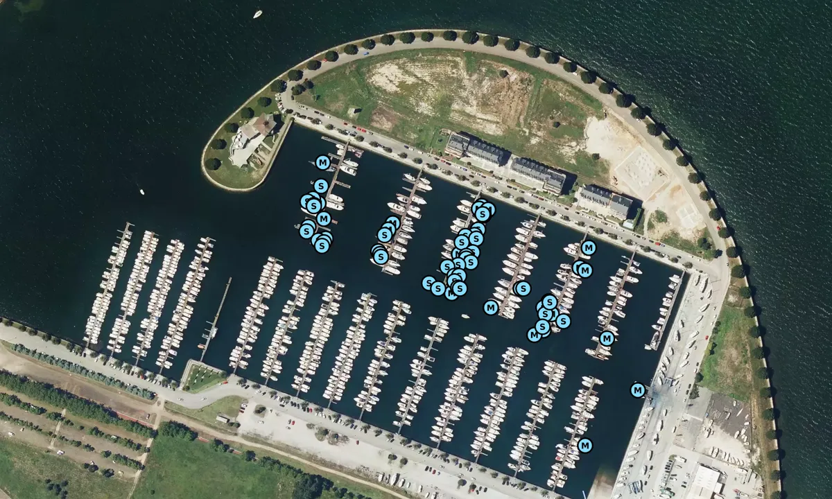 Satelite image of Puerto Deportivo Marina de Santander