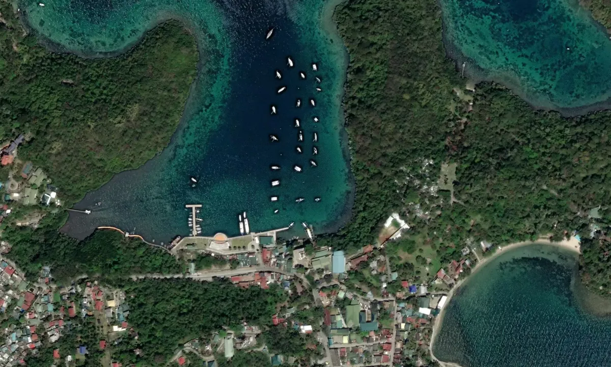 Flyfoto av Puerto Galera Yacht Club