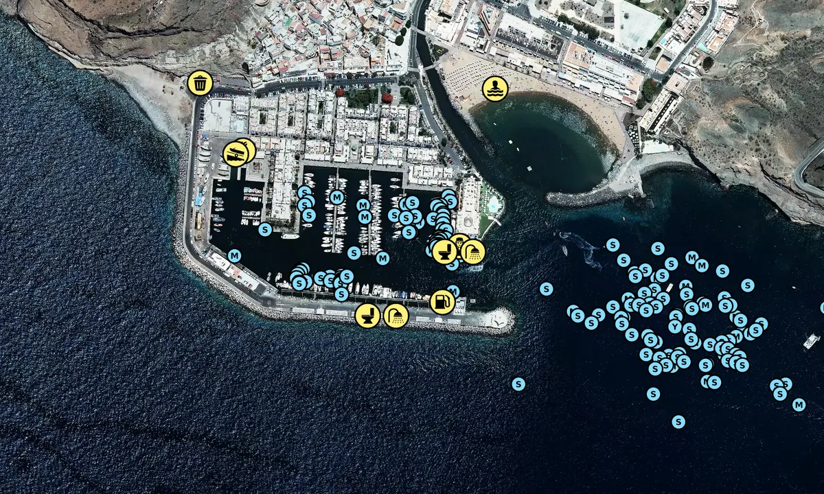 Satelite image of Puerto Mogan