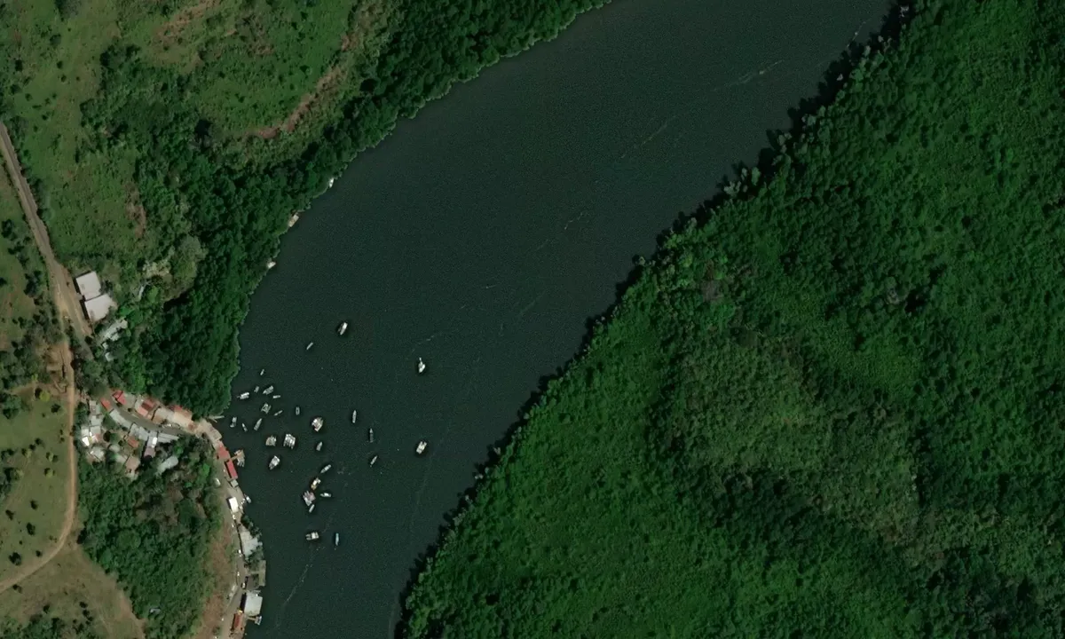Satelite image of Puerto Mutis