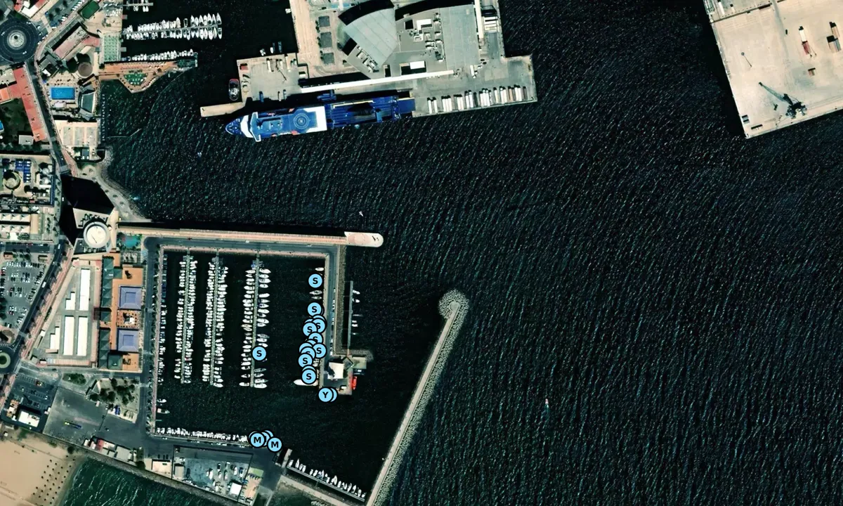 Satelite image of Puerto Noray