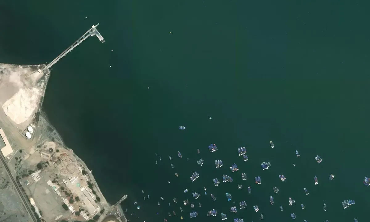 Satelite image of Puerto Rico Peru