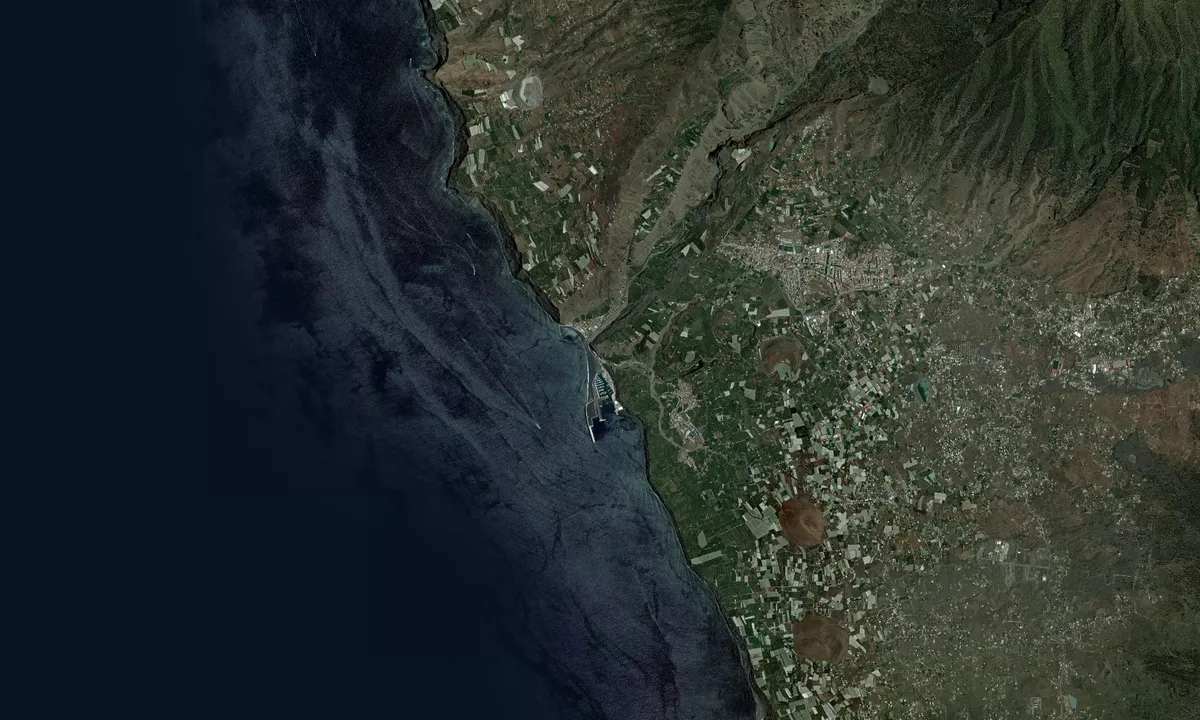 Flyfoto av Puerto Tazacorte 1