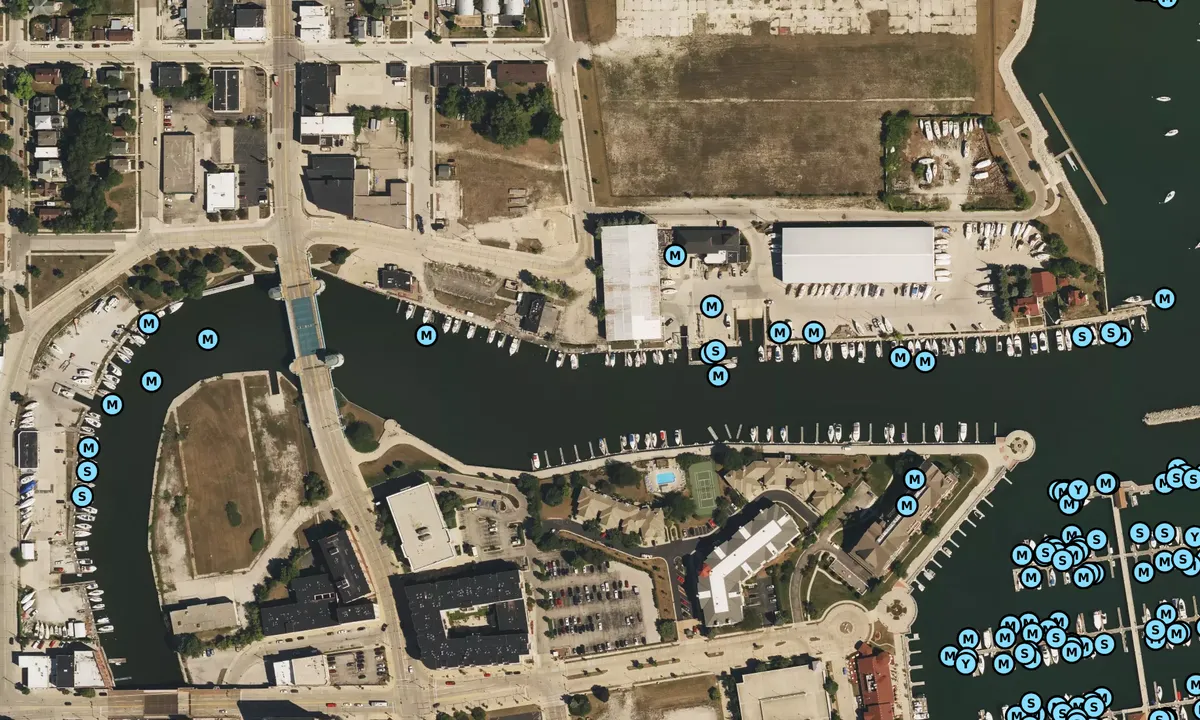 Satelite image of Pugh's Marina