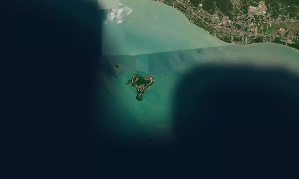 Flyfoto av Pulau Besar