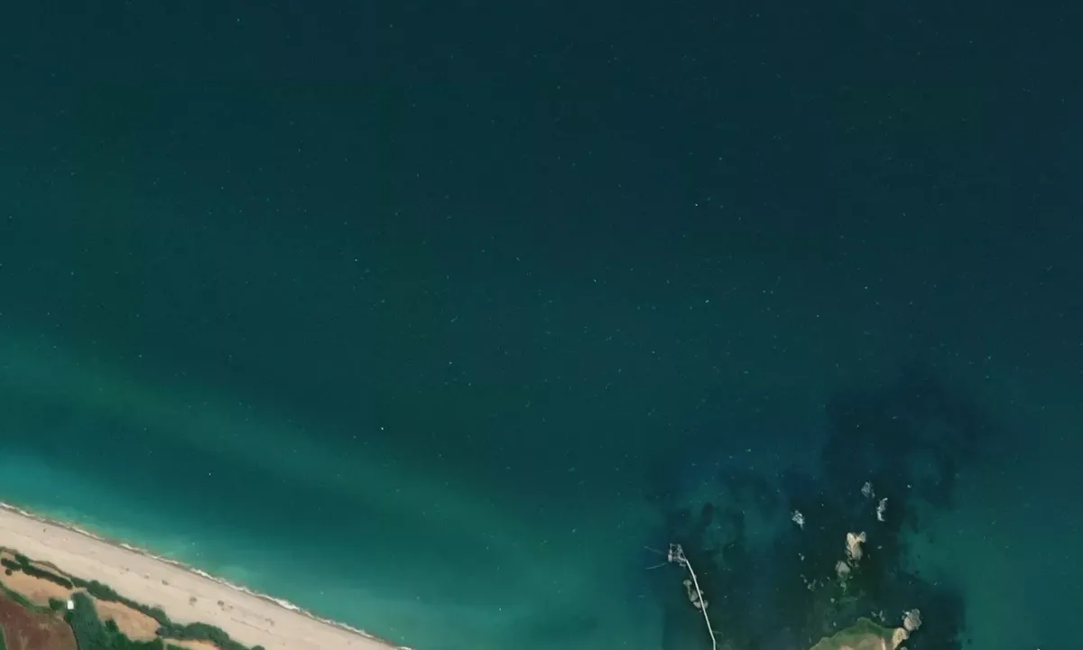 Satelite image of Punta Aderci