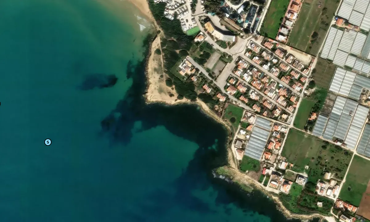 Satelite image of Punta Braccetto - Sicilia