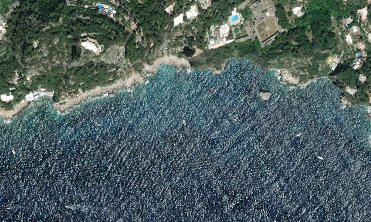 Flyfoto av Punta Cannone