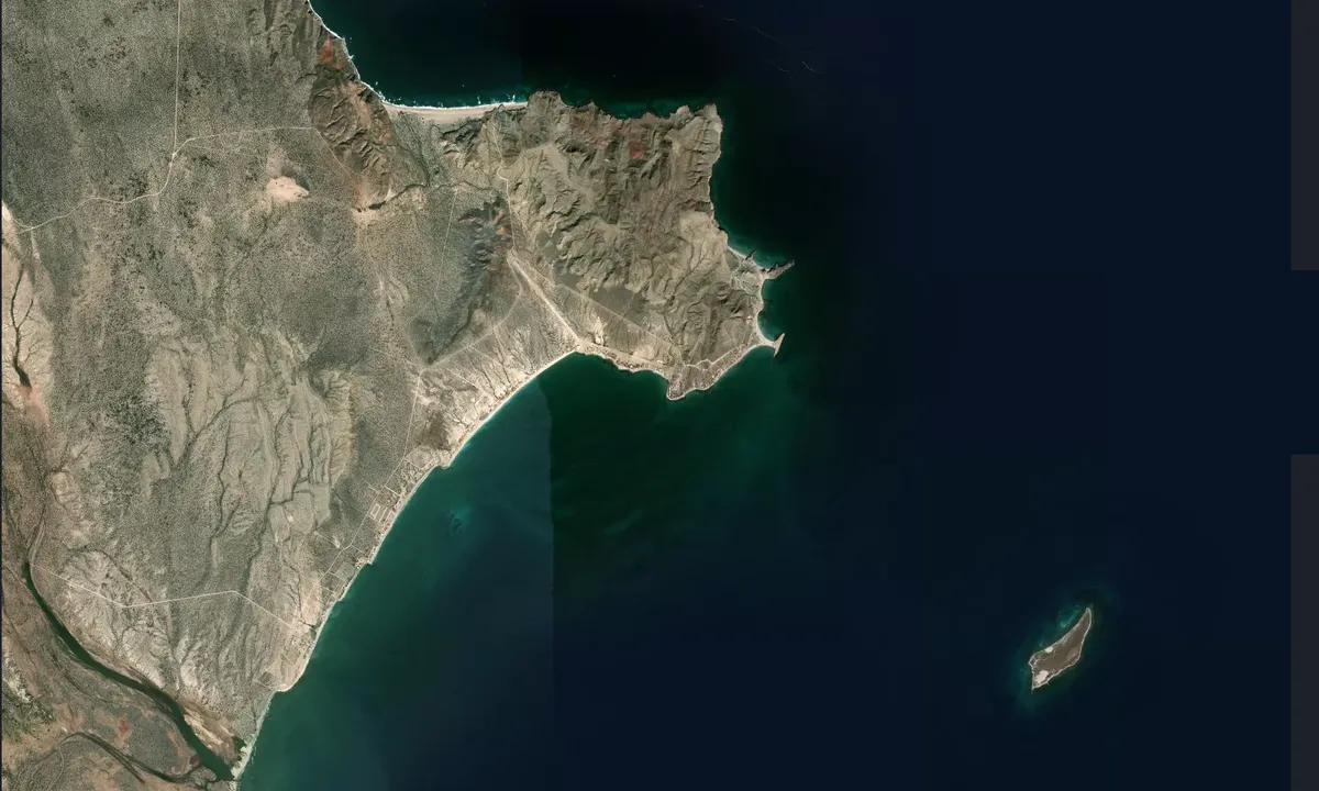 Flyfoto av Punta Chivato