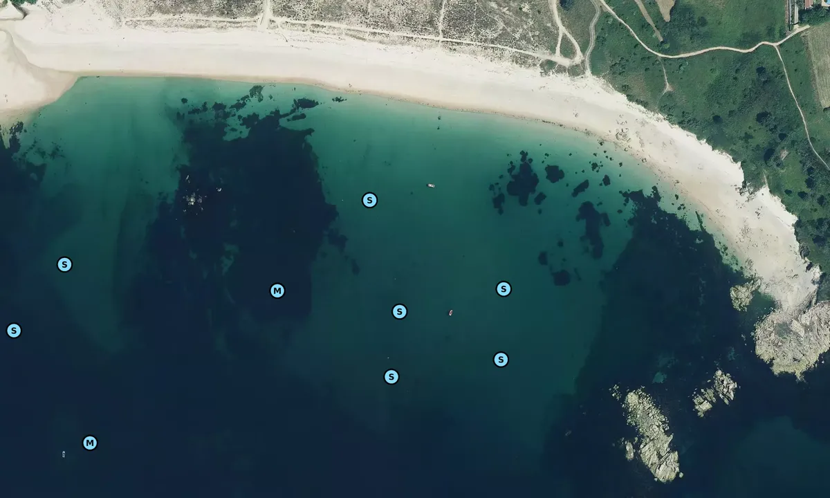 Satelite image of Punta de corna