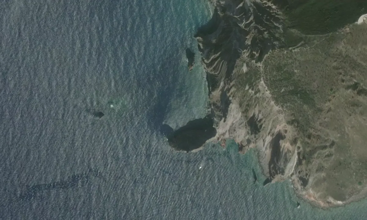Flyfoto av Punta del Perciato