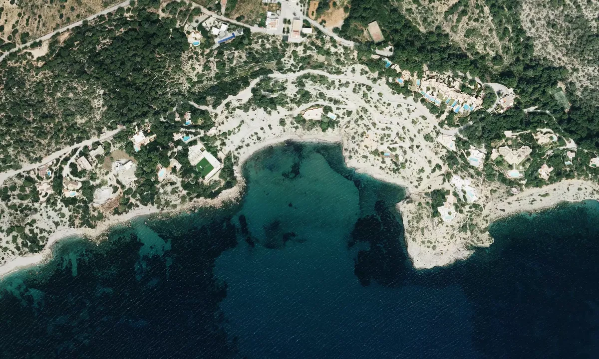 Flyfoto av Punta des Llumbí