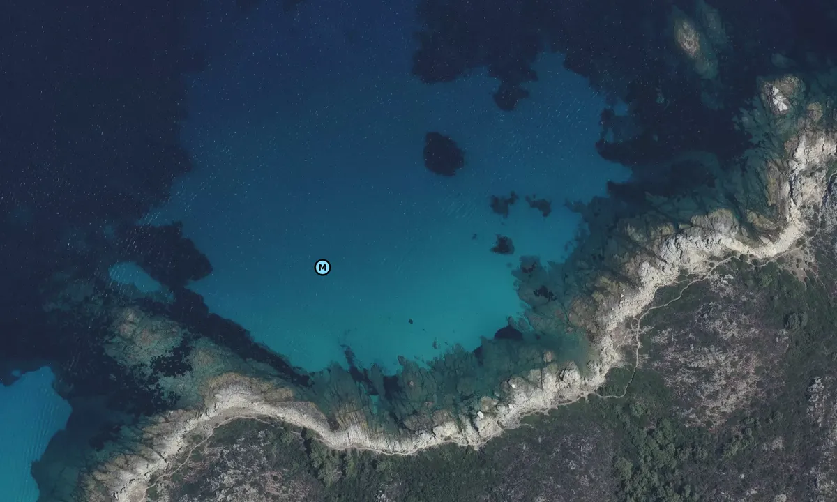 Satelite image of Punta di Furmiguli