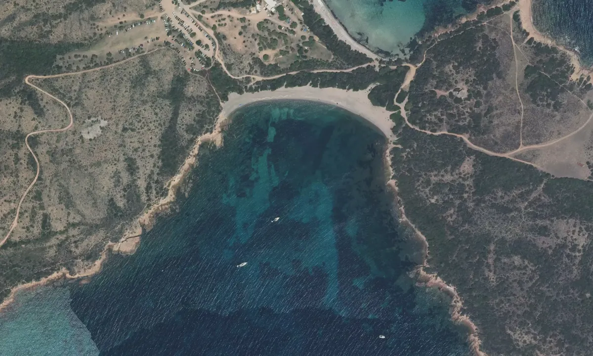 Flyfoto av Punta di Rondinara