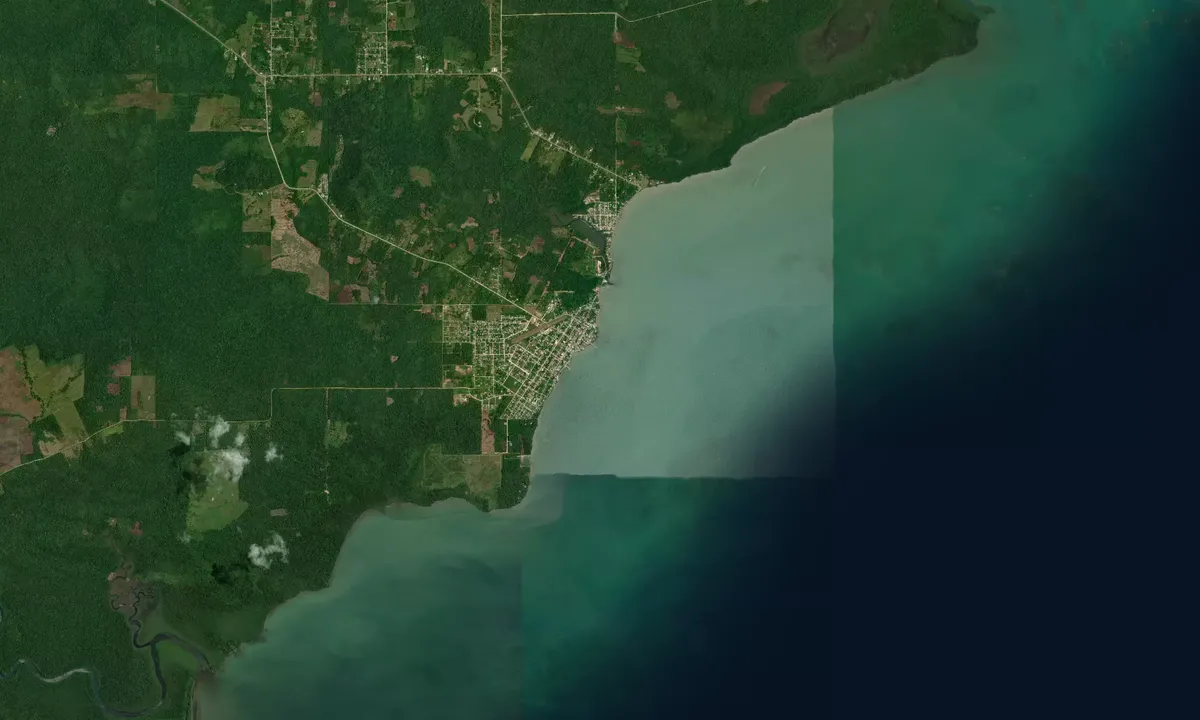 Flyfoto av Punta Gorda - Belize
