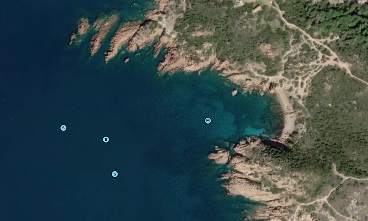 Satelite image of Punta il Canneddi